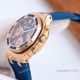 Super Clone Audemars Piguet ROO Blue Bezel watch 37mm Women (5)_th.jpg